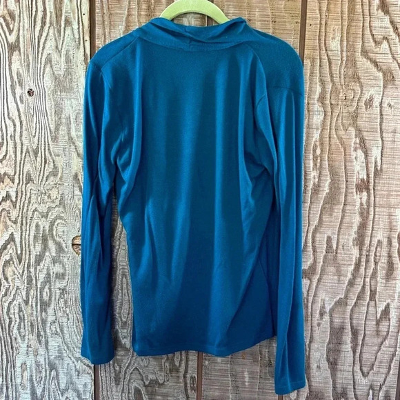 Talbots Top (Sz Sm) Deep Sea Blue - Picture 3 of 3